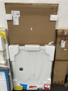 Lot 1283  
            Marchington SR19 - Collection 

                
(COLLECTION ONLY) CLEAR GLASS SILVER FRAMED 900 X 1950MM SHOWER END PANEL WITH A ...