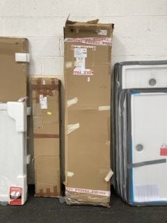 Lot 1285  
            Marchington SR19 - Collection 

                
(COLLECTION ONLY) CLEAR GLASS BLACK FRAMED 800 X 1000 X 1850MM OFFSET QUADRANT SH...
