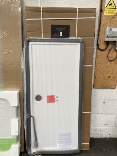 Lot 1307  
            Marchington SR19 - Collection 

                
(COLLECTION ONLY) CLEAR GLASS SILVER FRAMED 800 X 1850MM SHOWER SIDE PANEL WITH A...