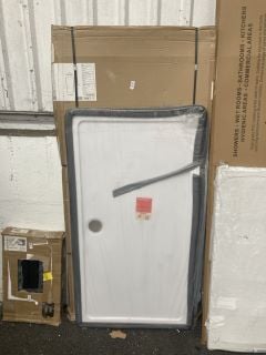 Lot 1318  
            Marchington SR19 - Collection 

                
(COLLECTION ONLY) CLEAR GLASS SILVER FRAMED 900 X 1900MM SHOWER SIDE PANEL WITH A...