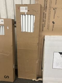 Lot 1322  
            Marchington SR19 - Delivery or Collection 

                
WHITE VERTICAL DOUBLE OVAL TUBED RADIATOR 1780 X 472MM: LOCATION - B1