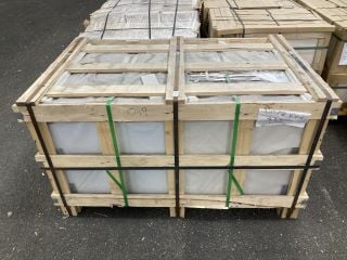 Lot 314  
            Marchington SR19 - Collection 

                
(COLLECTION ONLY) CRATE OF APPROX 900 IN TOTAL 596 X 277 X 3MM MIRRORS (HEAVY ITE...