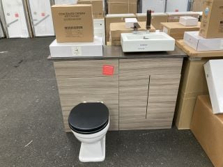 Lot 319  
            Marchington SR19 - Collection 

                
(COLLECTION ONLY) COMBINATION UNIT IN DRIFTWOOD WITH A STONE GREY 1280 X 365 X 25...