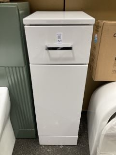 Lot 359  
            Marchington SR19 - Collection 

                
(COLLECTION ONLY) FLOOR STANDING 1 DOOR 1 DRAWER VANITY BASE UNIT IN WHITE 250 X ...