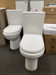 Lot 377  
            Marchington SR19 - Delivery or Collection 
                
D-SHAPED CLOSED COUPLED W/C WITH CISTERN FITTINGS, DUAL FLUSH TOP CHROME BUTTON &...