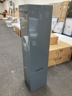 Lot 393  
            Marchington SR19 - Delivery or Collection 
                
SANEUX WALL HUNG 2 DOOR BATHROOM TALL WALL UNIT IN GREY 1400 X 350 X 320MM - ORIG...