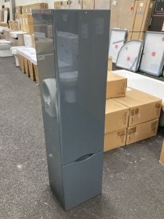 Lot 394  
            Marchington SR19 - Delivery or Collection 
                
SANEUX WALL HUNG 2 DOOR BATHROOM TALL WALL UNIT IN GREY 1400 X 350 X 320MM - ORIG...