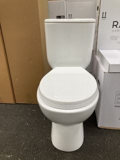 Lot 397  
            Marchington SR19 - Delivery or Collection 

                
RAK CLOSED COUPLED W/C WITH CISTERN FITTINGS, DUAL FLUSH TOP CHROME BUTTON & SOFT...