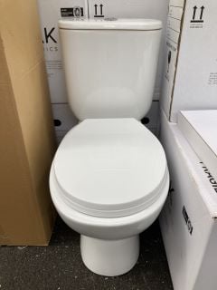 Lot 423  
            Marchington SR19 - Delivery or Collection 

                
RAK CLOSED COUPLED W/C WITH CISTERN FITTINGS, DUAL FLUSH TOP CHROME BUTTON & SOFT...