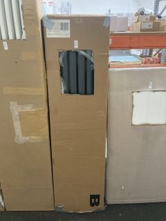 Lot 438  
            Marchington SR19 - Delivery or Collection 

                
ANTHRACITE VERTICAL DOUBLE OVAL TUBED RADIATOR 1500 X 383MM - RRP £620: LOCATION ...