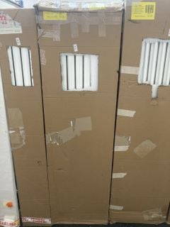 Lot 461  
            Marchington SR19 - Delivery or Collection 

                
WHITE VERTICAL SINGLE OVAL TUBED ELECTRICALLY HEATED ALUMINUM RADIATOR 1780 X 472...