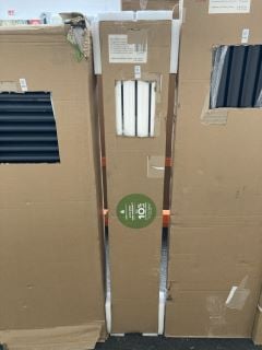 Lot 489  
            Marchington SR19 - Delivery or Collection 

                
WHITE VERTICAL DOUBLE OVAL TUBED RADIATOR 1600 X 236MM - RRP £605: LOCATION - B6 ...