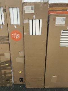 Lot 497  
            Marchington SR19 - Delivery or Collection 

                
WHITE VERTICAL DOUBLE OVAL TUBED RADIATOR 1600 X 354MM - RRP £635: LOCATION - B6 ...