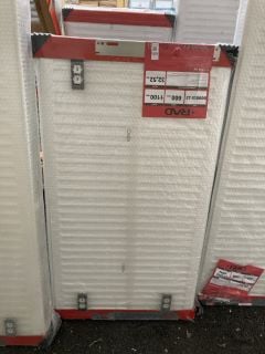 Lot 509  
            Marchington SR19 - Delivery or Collection 

                
KRAD DOUBLE COMPACT RADIATOR 1100 X 600MM - RRP £305: LOCATION - B6 ISLAND
