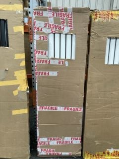 Lot 528  
            Marchington SR19 - Delivery or Collection 

                
WHITE VERTICAL DOUBLE OVAL TUBED RADIATOR 1600 X 472MM - RRP £680: LOCATION - B6 ...