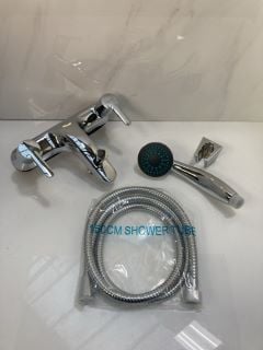Lot 547  
            Marchington SR19 - Delivery or Collection 

                
DECK MOUNTED BSM IN CHROME WITH SHOWER HANDSET, HOSE & WALL MOUNTING BRACKET - OR...