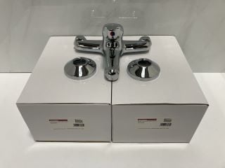 Lot 582  
            Marchington SR19 - Delivery or Collection 

                
2 X WALL MOUNTED MONO LEVER BATH FILLERS IN CHROME - RRP £230: LOCATION - RACKING 1