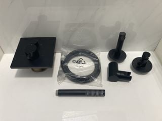 Lot 587  
            Marchington SR19 - Delivery or Collection 

                
VITRA WALL MOUNTED BSM IN BRUSHED STAINLESS STEEL & BLACK WITH V-BOX & SPOUT - OR...