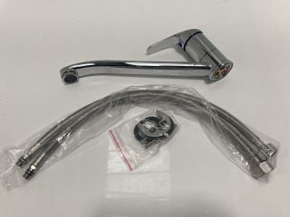 Lot 591  
            Marchington SR19 - Delivery or Collection 

                
MONO KITCHEN SINK MIXER TAP IN CHROME WITH SWIVEL SPOUT - ORIGINAL RRP £145: LOCA...