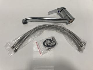 Lot 598  
            Marchington SR19 - Delivery or Collection 

                
MONO KITCHEN SINK MIXER TAP IN CHROME WITH SWIVEL SPOUT - ORIGINAL RRP £145: LOCA...