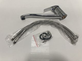 Lot 599  
            Marchington SR19 - Delivery or Collection 

                
MONO KITCHEN SINK MIXER TAP IN CHROME WITH SWIVEL SPOUT - ORIGINAL RRP £145: LOCA...