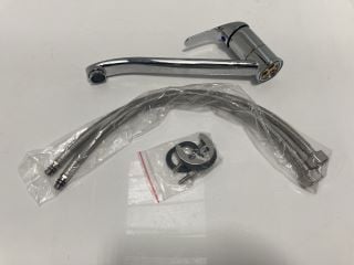 Lot 601  
            Marchington SR19 - Delivery or Collection 

                
MONO KITCHEN SINK MIXER TAP IN CHROME WITH SWIVEL SPOUT - ORIGINAL RRP £145: LOCA...