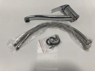 Lot 602  
            Marchington SR19 - Delivery or Collection 

                
MONO KITCHEN SINK MIXER TAP IN CHROME WITH SWIVEL SPOUT - ORIGINAL RRP £145: LOCA...