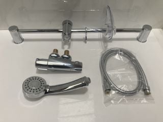 Lot 613  
            Marchington SR19 - Delivery or Collection 

                
THERMOSTATIC BAR SHOWER VALVE IN CHROME WITH SHOWER SLIDE RAIL KIT, MULTI FUNCTIO...