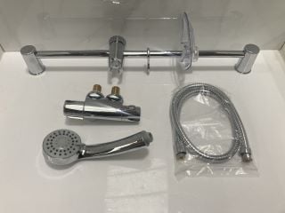 Lot 614  
            Marchington SR19 - Delivery or Collection 

                
THERMOSTATIC BAR SHOWER VALVE IN CHROME WITH SHOWER SLIDE RAIL KIT, MULTI FUNCTIO...