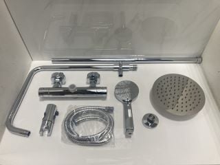 Lot 634  
            Marchington SR19 - Delivery or Collection 

                
THERMOSTATIC BAR SHOWER VALVE IN CHROME WITH RISER RAIL, ROUND FIXED SHOWER HEAD,...