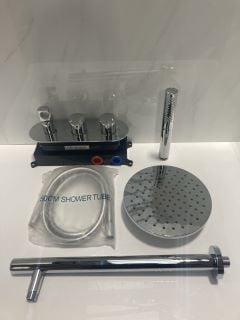 Lot 638  
            Marchington SR19 - Delivery or Collection 

                
CHROME CONCEALED SHOWER VALVE WITH OUTLET ELBOW/PARKING BRACKET, ROUND FIXED SHOW...