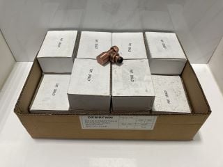 Lot 659  
            Marchington SR19 - Delivery or Collection 

                
QTY OF 15MM ANGLED RADIATOR VALVES IN COPPER EFFECT - RRP £150: LOCATION - RACKING 1