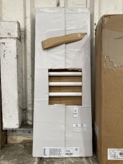 Lot 684  
            Marchington SR19 - Delivery or Collection 

                
WHITE STRAIGHT TUBED HEATED TOWEL RADIATOR 800 X 300MM - RRP £99: LOCATION - B2