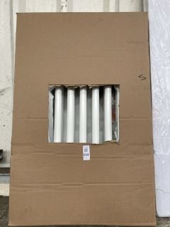 Lot 694  
            Marchington SR19 - Delivery or Collection 

                
TRADITIONAL HORIZONTAL 2 COLUMN CAST IRON STYLE RADIATOR IN WHITE 425 X 600MM - O...