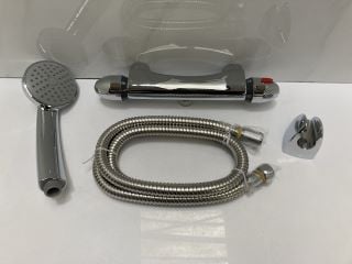 Lot 744  
            Marchington SR19 - Delivery or Collection 

                
THERMOSTATIC BAR SHOWER VALVE IN CHROME WITH SHOWER HANDSET, HOSE & WALL MOUNTING...
