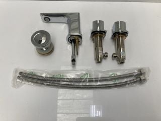Lot 803  
            Marchington SR19 - Delivery or Collection 

                
3TH BASIN MIXER IN CHROME WITH SPRUNG WASTE - RRP £299: LOCATION - RACKING 3