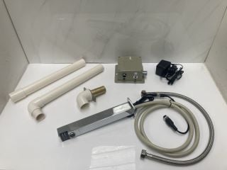 Lot 813  
            Marchington SR19 - Delivery or Collection 

                
TWYFORD WALL MOUNTED IR SQUARE STYLED NO TOUCH BASIN SPOUT IN CHROME - RRP £788: ...