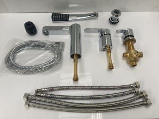 Lot 835  
            Marchington SR19 - Delivery or Collection 

                
DECK MOUNTED 4TH BSM IN CHROME WITH SHOWER HANDSET & HOSE - ORIGINAL RRP £399: LO...