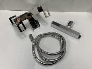 Lot 845  
            Marchington SR19 - Delivery or Collection 

                
DECK MOUNTED WATERFALL SPOUT BSM IN CHROME WITH PENCIL STYLE HANDSET & HOSE WITH ...