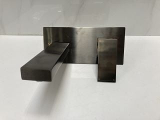 Lot 848  
            Marchington SR19 - Delivery or Collection 

                
WALL MOUNTED BASIN MIXER IN GUN METAL GREY - RRP £225: LOCATION - RACKING 3
