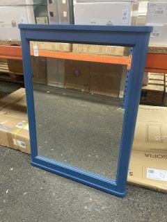 Lot 864  
            Marchington SR19 - Collection 

                
(COLLECTION ONLY) SANEUX SOFIA 600MM FRAMED MIRROR IN PRUSSIAN BLUE - ORIGINAL RR...