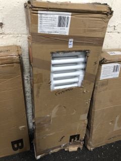 Lot 892  
            Marchington SR19 - Delivery or Collection 

                
TRADITIONAL HORIZONTAL 3 COLUMN CAST IRON STYLE RADIATOR IN WHITE 1010 X 300MM - ...
