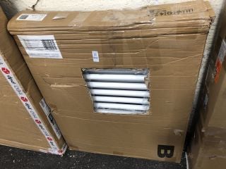Lot 893  
            Marchington SR19 - Delivery or Collection 

                
TRADITIONAL HORIZONTAL 2 COLUMN CAST IRON STYLE RADIATOR IN WHITE 785 X 600MM - R...