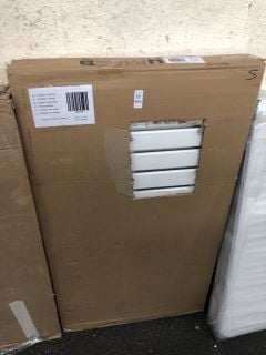Lot 909  
            Marchington SR19 - Delivery or Collection 

                
WHITE HORIZONTAL DOUBLE SLIM PANEL RADIATOR 1050 X 595MM - RRP £485: LOCATION - B3