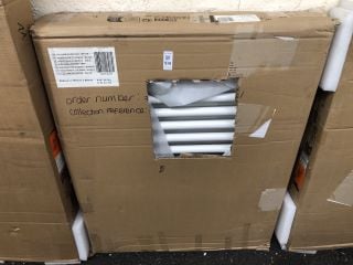 Lot 914  
            Marchington SR19 - Delivery or Collection 

                
TRADITIONAL HORIZONTAL 2 COLUMN CAST IRON STYLE RADIATOR IN WHITE 785 X 600MM - R...