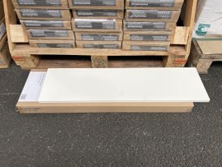 Lot 987  
            Marchington SR19 - Delivery or Collection 

                
10 X TAVISTOCK LINEN WHITE SLIM DEPTH END PANELS - RRP £750: LOCATION - B7