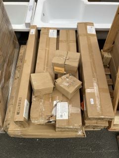 Lot 994  
            Marchington SR19 - Delivery or Collection 

                
PALLET OF ASSORTED PLINTH KITS & SHOWER TRAY LEG PACKS - RRP £600: LOCATION - B7 ...