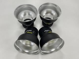 Lot 110  
            Marchington - Delivery or Collection 

                
4X PROFOTO ZOOM REFLECTORS STUDIO LIGHTING ACCESSORIES. [JPTM147910]