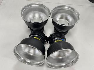 Lot 112  
            Marchington - Delivery or Collection 

                
4X PROFOTO ZOOM REFLECTORS STUDIO LIGHTING ACCESSORIES. [JPTM147938]