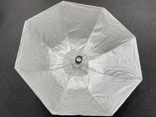 Lot 138  
            Marchington - Delivery or Collection 

                
ELINCHROM ROTALUX 74" OCTA SOFTBOX STUDIO LIGHTING EQUIPMENT. (WITH CARRY CASE) [...
